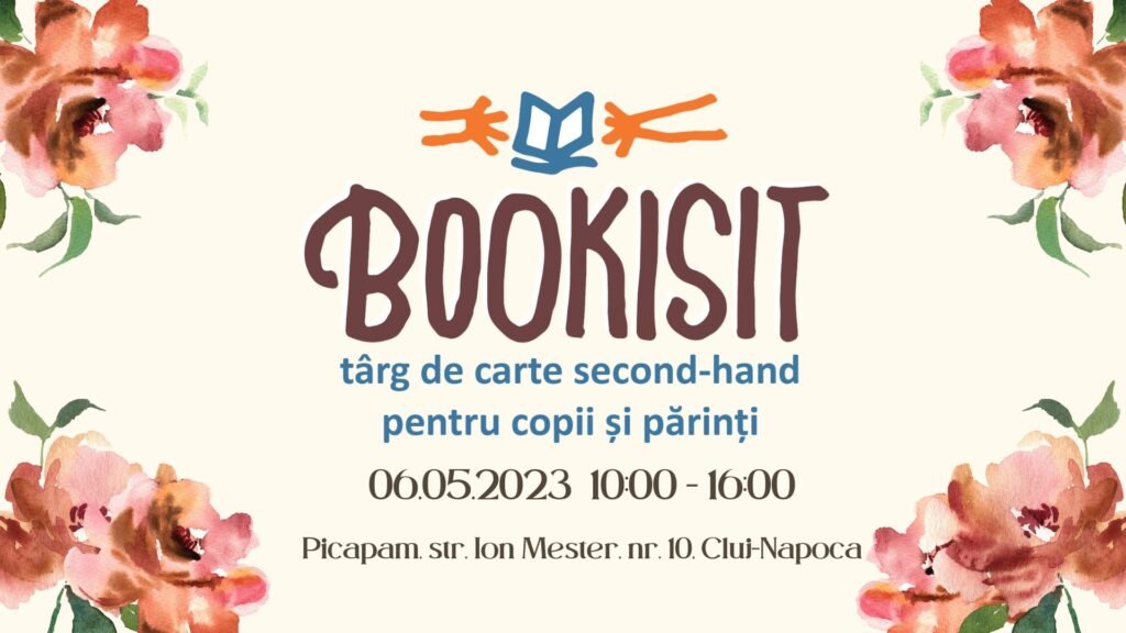 Bookisit: Târgul de carte second-hand pentru familie revine la Cluj cu ediția a 9-a!