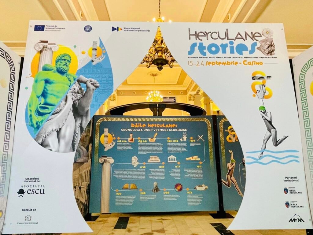 Herculane Stories, proiect finanțat prin PNRR te așteaptă la Casino Herculane  până la 24 septembrie!