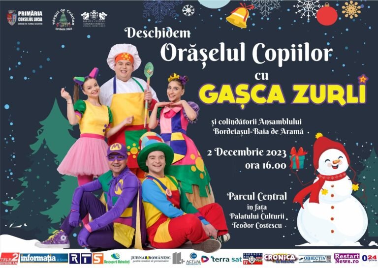 De pe 30 noiembrie, Severinul intră în magia sărbătorilor de iarnă! Vezi programul!