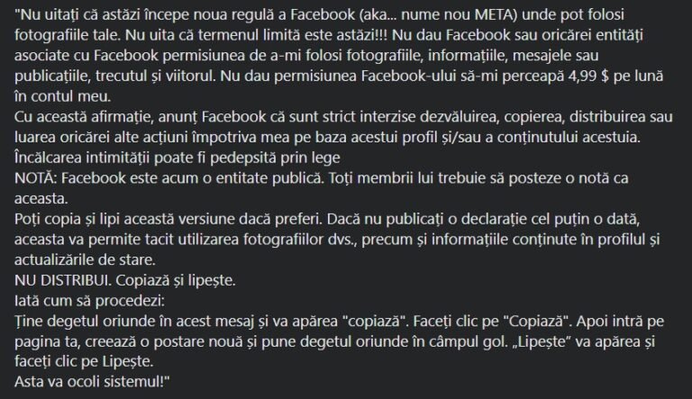 Nu uitați că de azi începe noua regulă a Facebook-ului! Noul efect de turma care circulă pe facebook