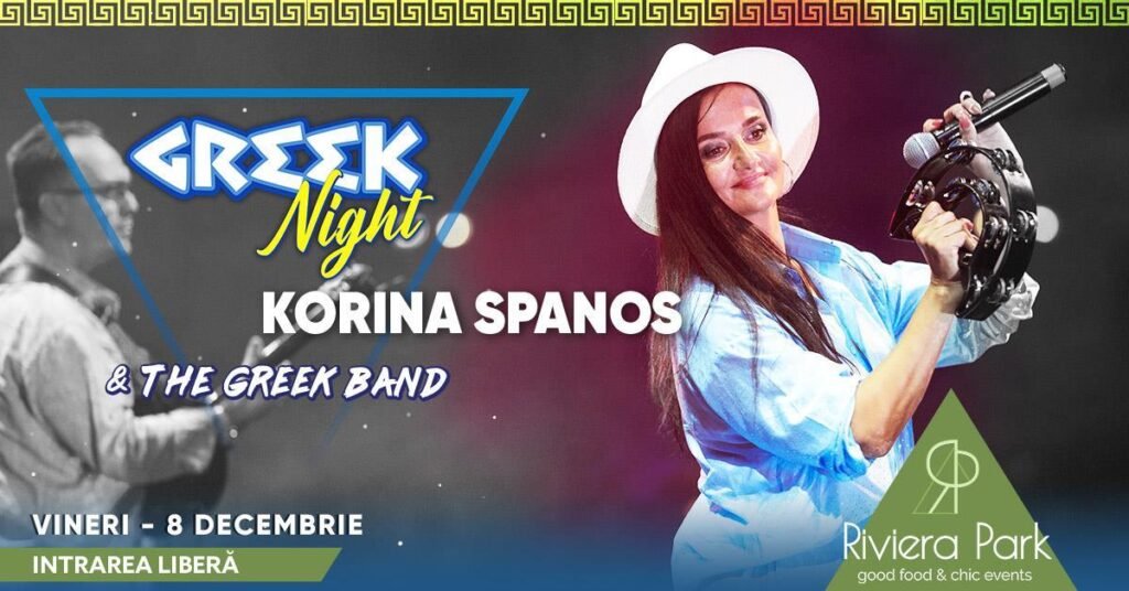 Concert Korina Spanos la Riviera Park pe 8 decembrie! Vezi programul!