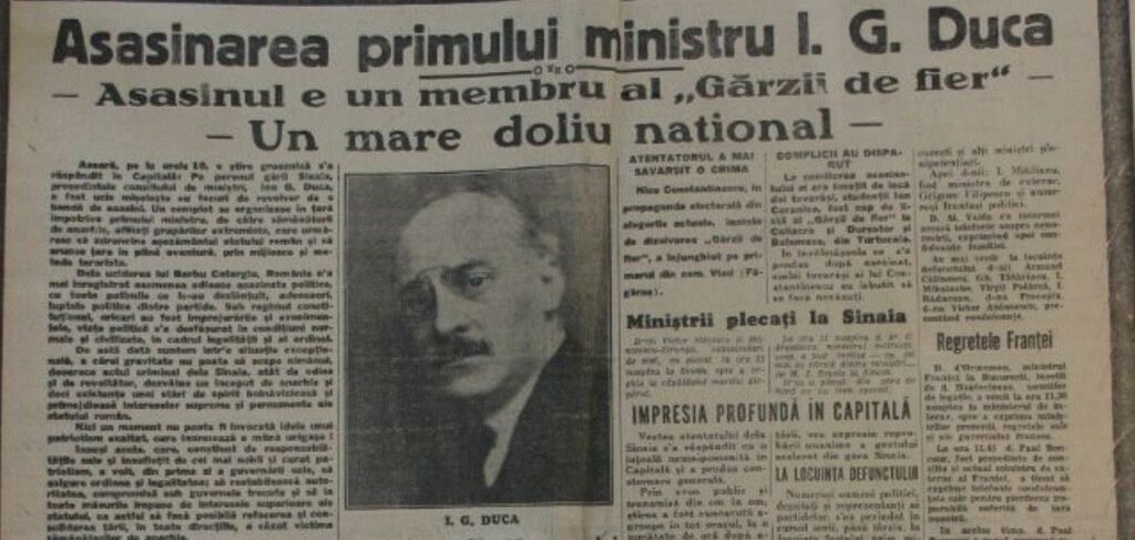 90 de ani de la asasinarea premierului IG Duca