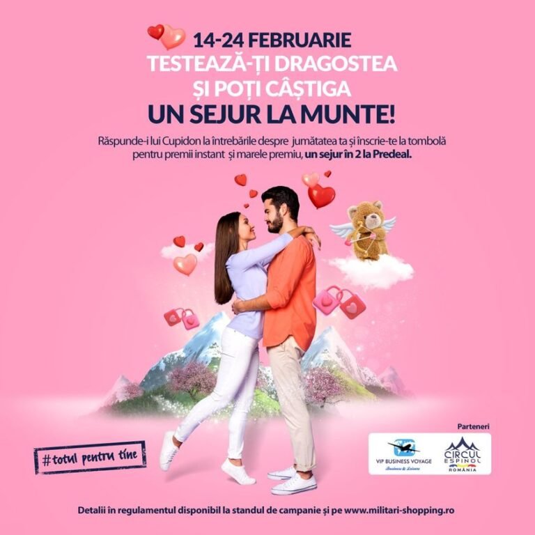 Militari Shopping te invită la test! Vezi programul!