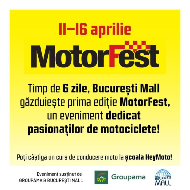 Bucuresti Mall Vitan, eveniment de excepție!