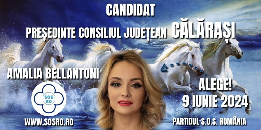 Amalia Bellantoni, debut de excepție în competiția electorală! A ales să pună în valoare elitele din Călărași!