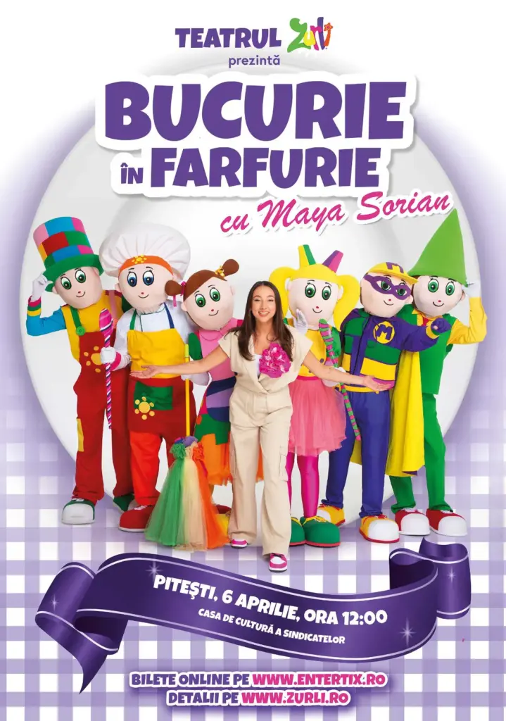 „Bucurie în farfurie” la Pitești, mâine de la ora 12! Ți-ai luat bilet?