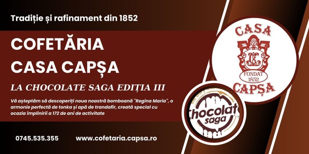 Chocolate Saga ediția a III-a,14-16 iunie 2024! Vezi programul!