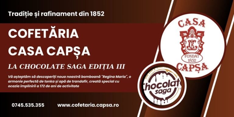 Chocolate Saga ediția a III-a,14-16 iunie 2024! Vezi programul!