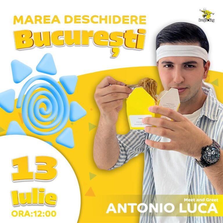 Deschidere la Sun Plaza pe 13 iulie 2024! Sunt așteptați iubitorii de mâncare chinezească!
