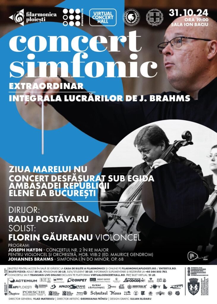 Uniunea Elenă din România, concert simfonic, 31 octombrie la Ploiești!