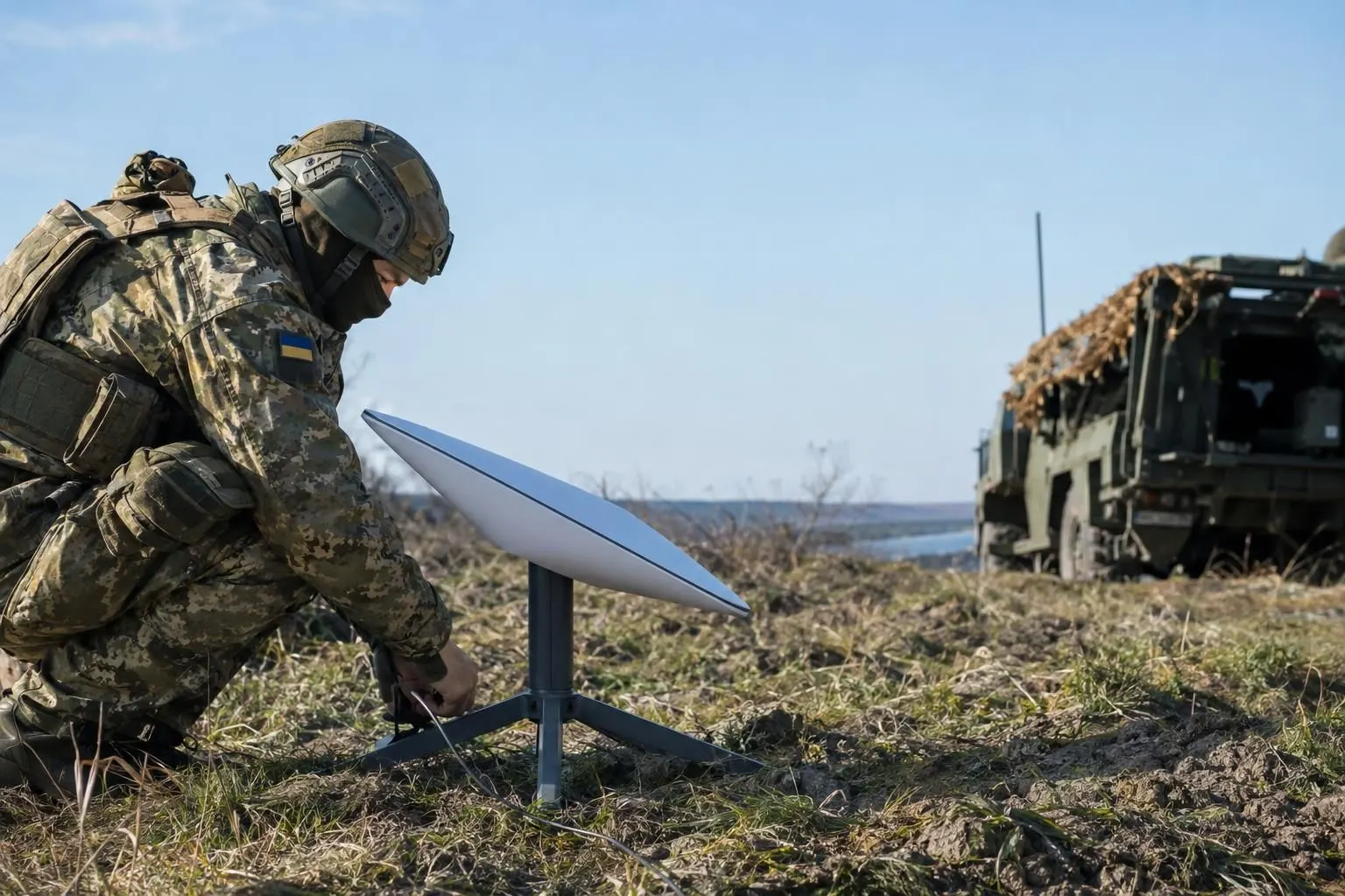 Ucraina a folosit Starlink comercial pentru operațiuni militare, scrie The Atlantic